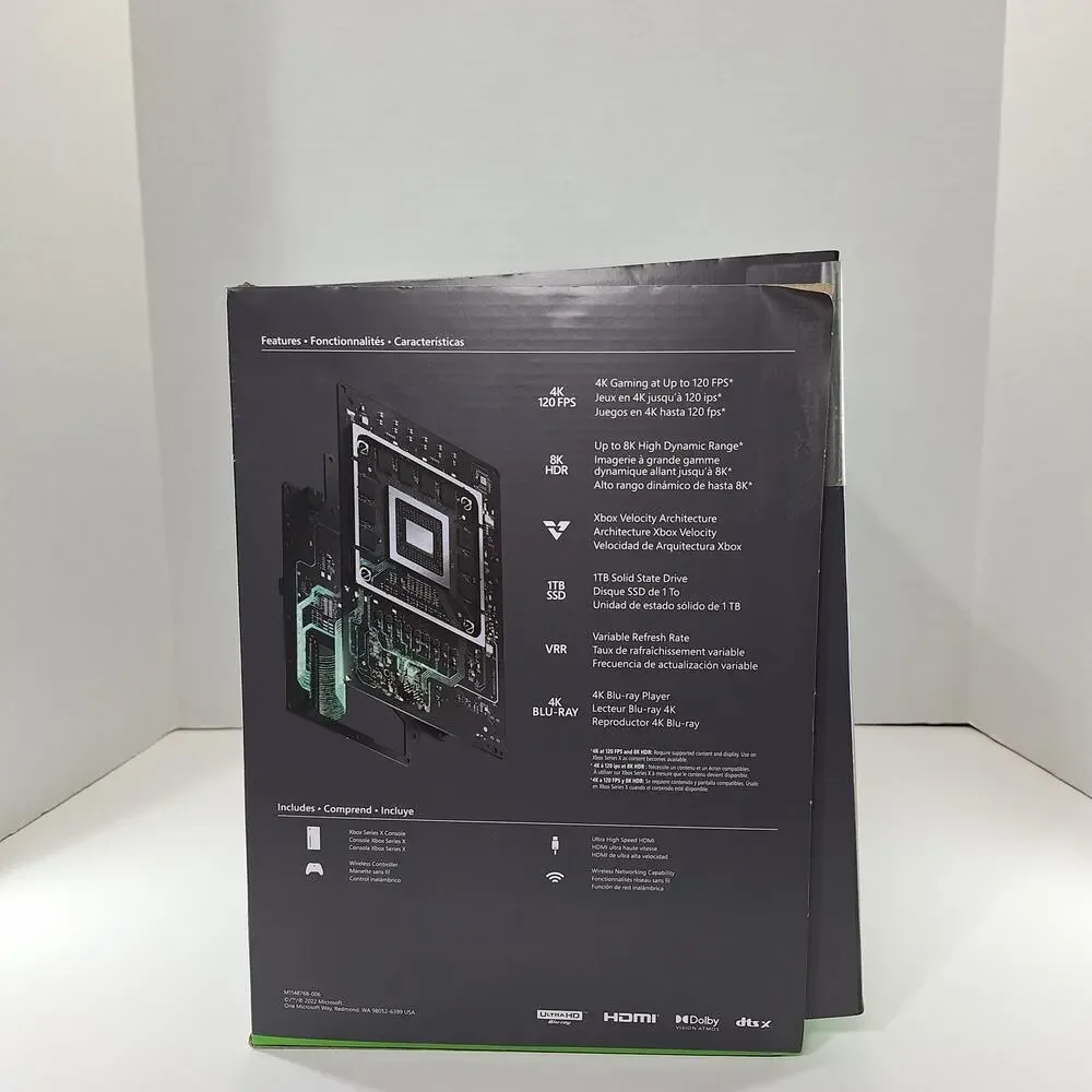 Microsoft Xbox Series X Black 1TB Model 1882 Empty Box & Packaging - No Console